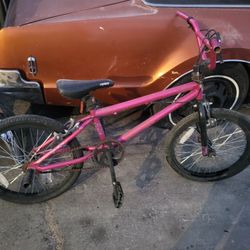 Pink BMX Bike