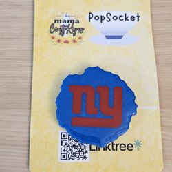 Football Inspired New York Popsocket Phone Accessory 
