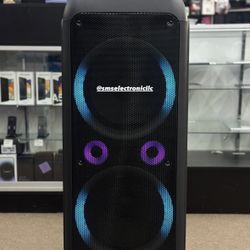 Powerful Party Speaker 2x12" Woofers & 2 UHF Wireless Mic FREE 