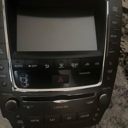 2009 Lexus IS 250 Screen And radio