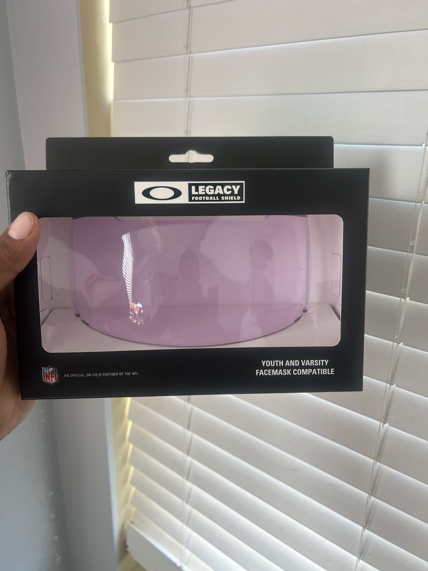 Youth Varsity Football Oakley PRIZM Pink Tint Visor 