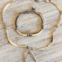 Matching necklace/bracelet