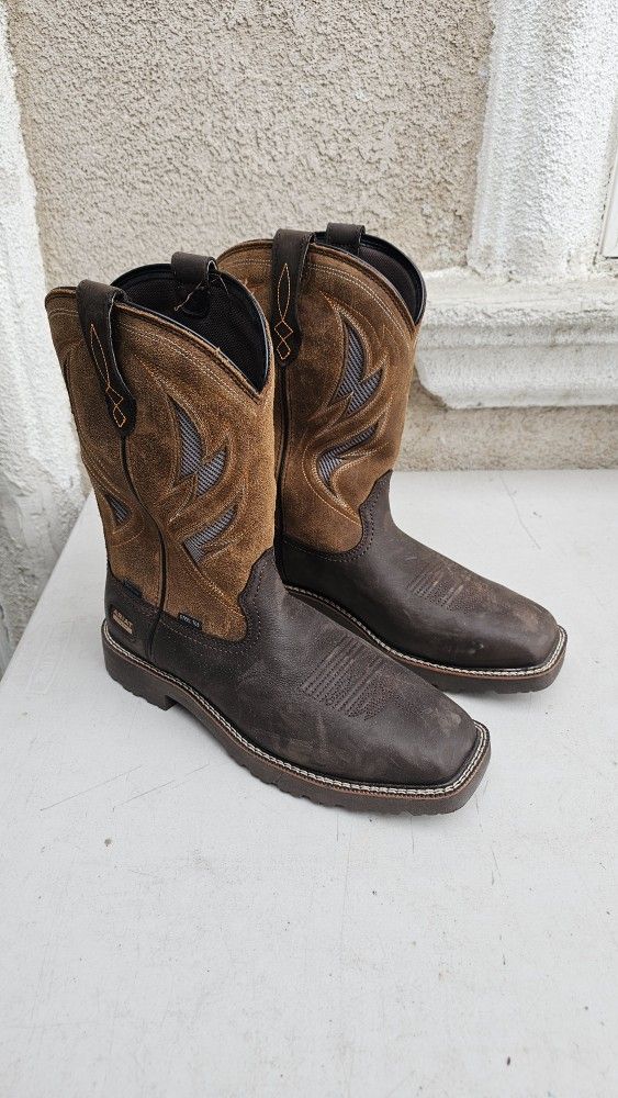 Size 11.5 EE Ariat Work Boots Steel Toe