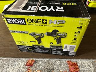 Ryobi One+ HP 2 tool combo kit WITH batteries BRAND NEW SEALED