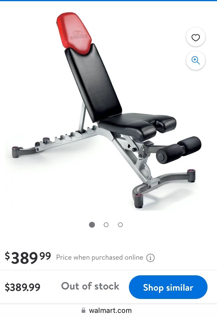 Bowflex Adjustable Weight bench