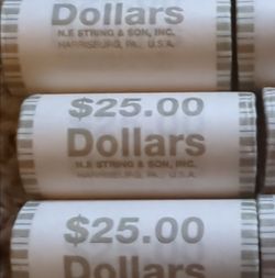 Uncirculated Roll Trump $1 Coins (25/roll)