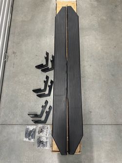 95-04 Toyota Tacoma Extended Cab Running Board Side Steps -Matte Black Finish