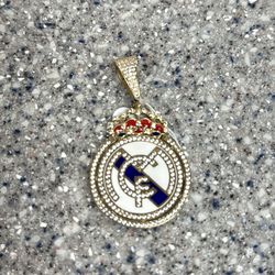14KT REAL MADRID PENDANT