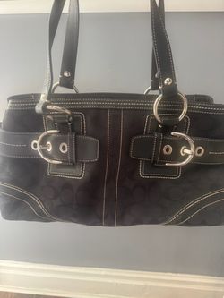Coach Black authentic signature purse