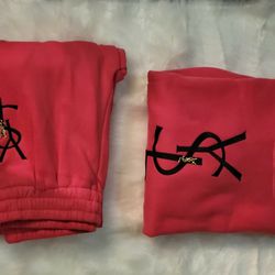 2pcs Pink Color YSL Tracks 