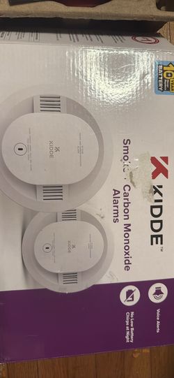 Kidde Smoke Carbon Monoxide Alarms 2 Pack 10 Year Battery