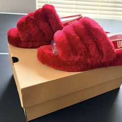 Ugg Red Slippers 