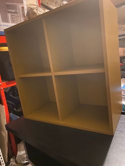 4-Cube Storage Organizer Shelf