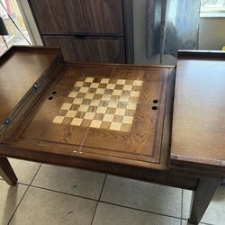 Coffee table chess/ backgammon board