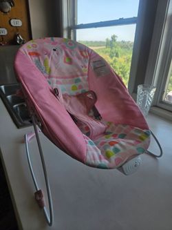 Baby bouncer pink $10