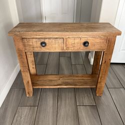 Oak Entryway Table