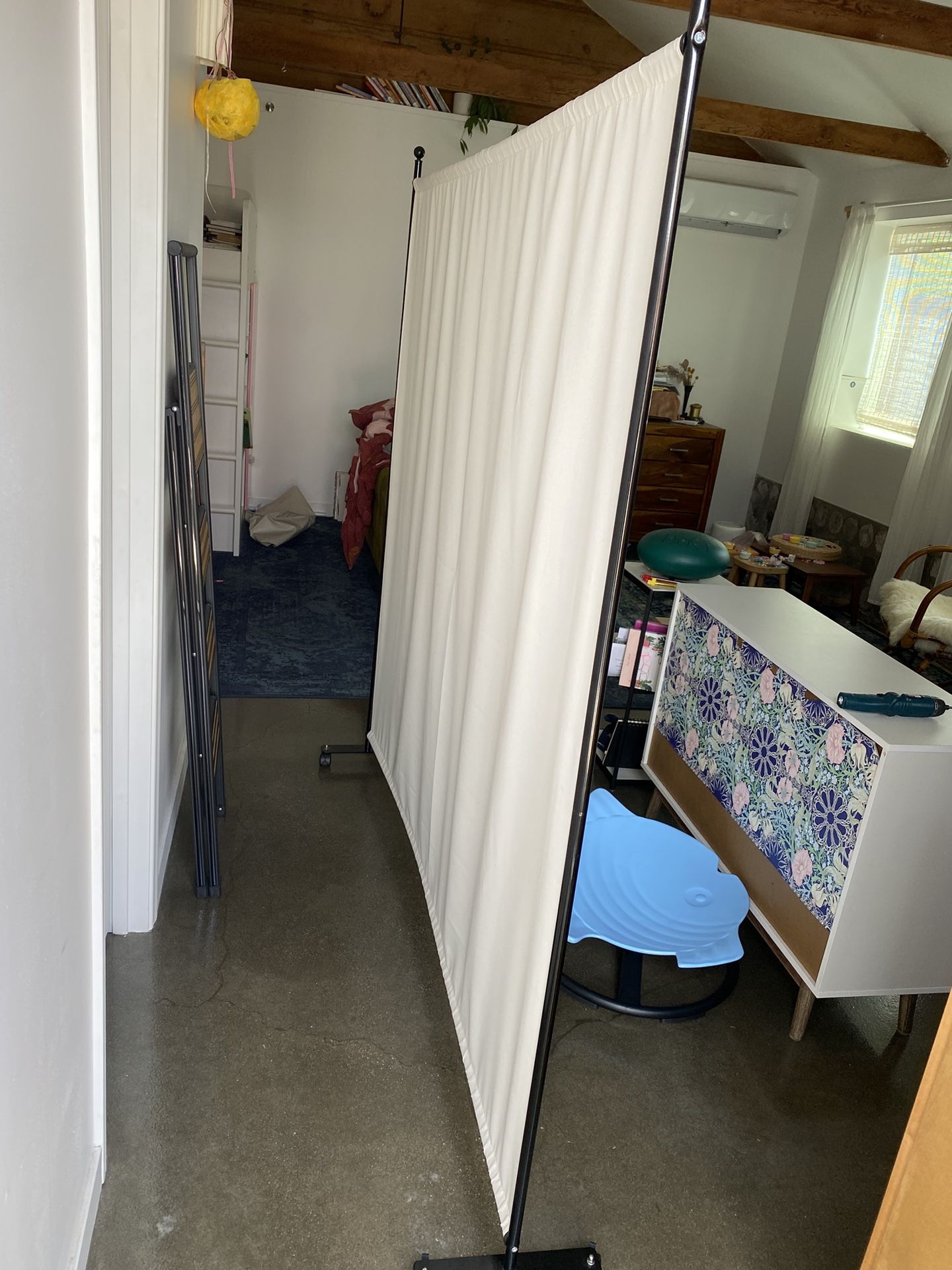 Fabric Room Divider Thin And Sturdy