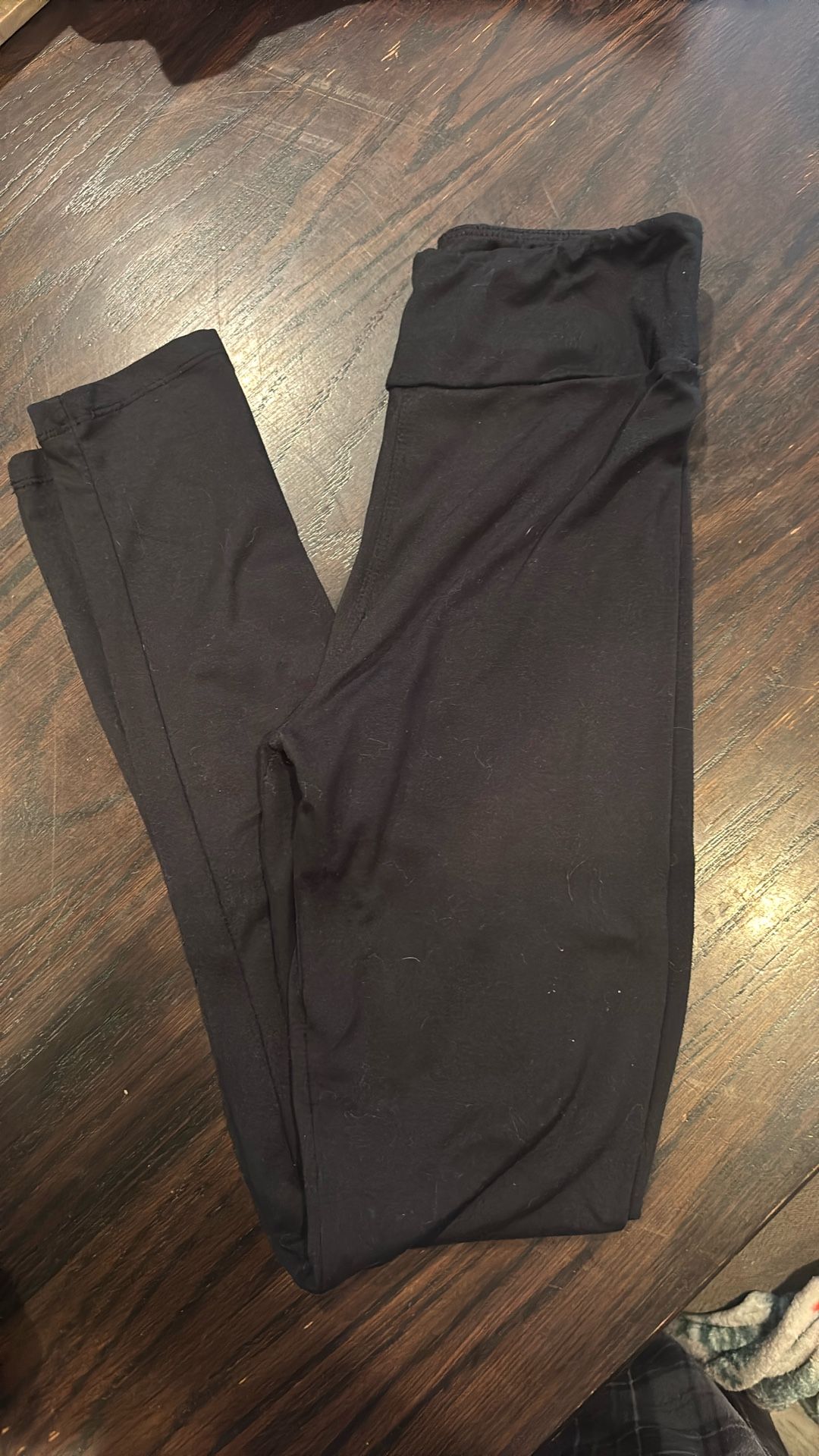 Set Of 2 Black Lularoe Leggings Tween