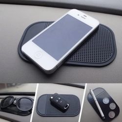 5-Pack Anti-Slip Car Dashboard Sticky Pads – Compact 3" x 5" Universal Gel Mats