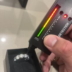 Flooded Moissanite Ring (Size 8) 💎