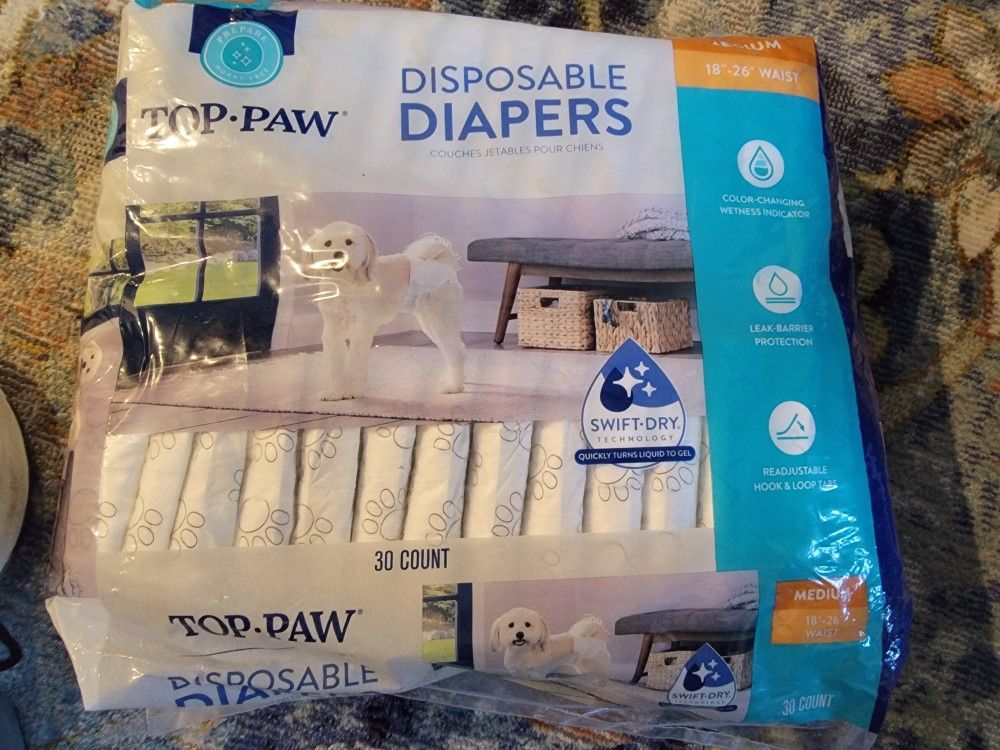 Free Medium Disposable Doggie Diapers