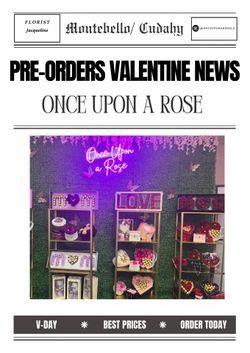 Pre-Order Valentines Bouquets / Ramos Buchones