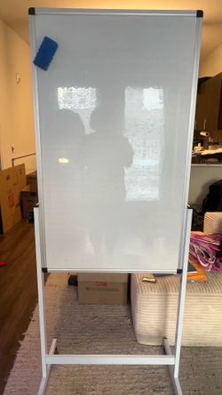 Double-sided Whiteboard on Wheels