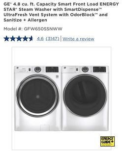 *Brand New * Dual Energy Star Washer And Dryer Set