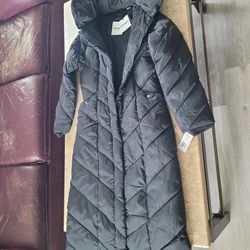 XS Steve Madden Women's Long Maxi Winter Puffer Coat