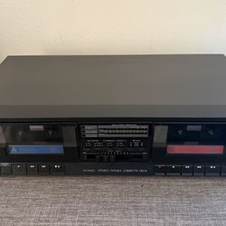 Vintage JVC TD-W20J Stereo Double Cassette Deck Player Recorder *Tested*