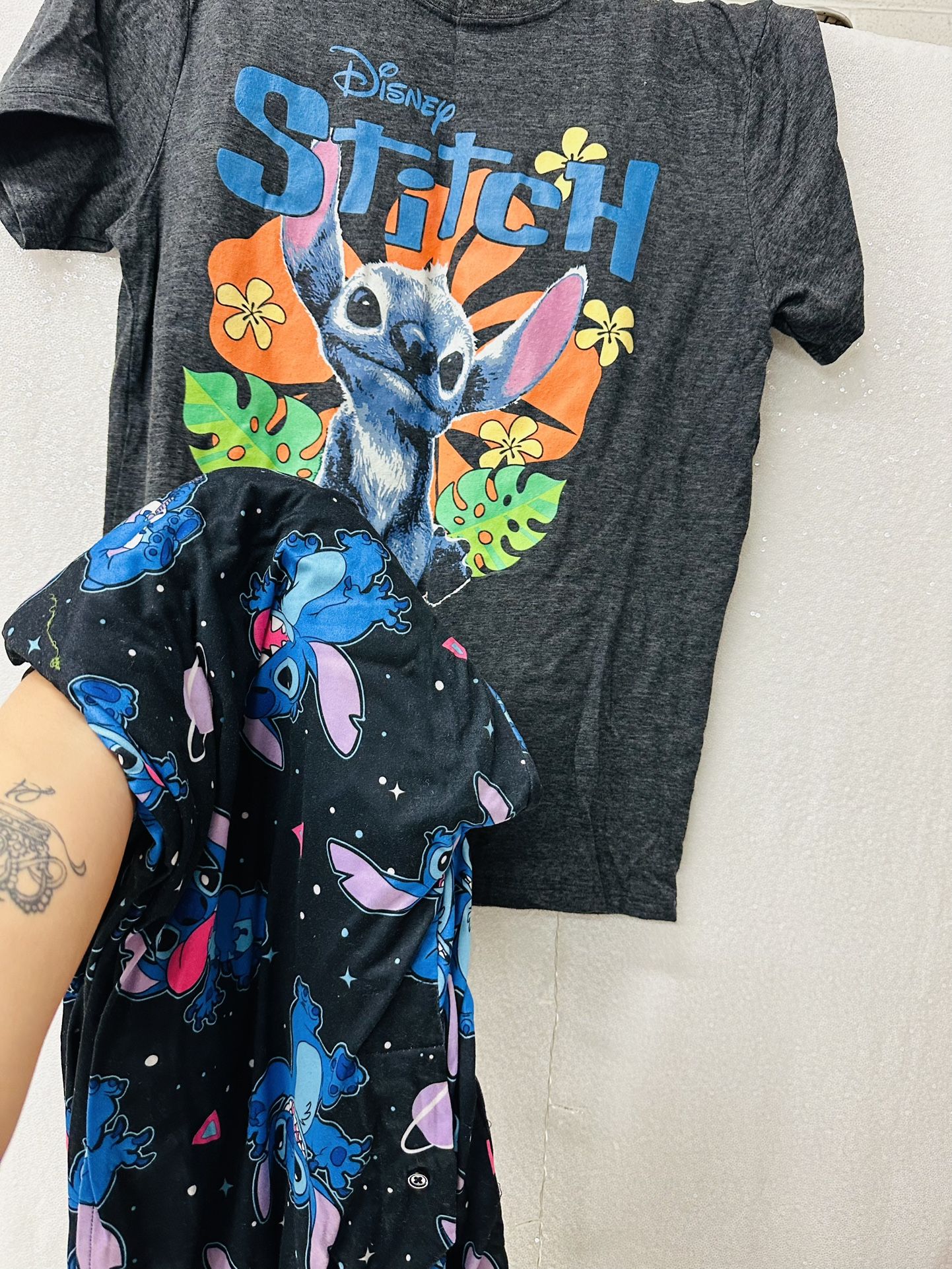 Stitch pajamas size Large $25 set
