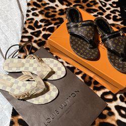 Louis Vuitton Sandals Size 40 I Wear A 8 1/2 And For Perfect 