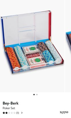 Bey-Berk deluxe Poker Set