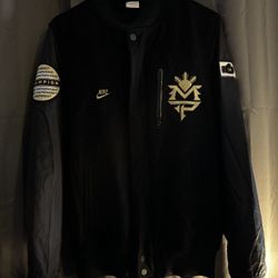 Nike X Manny Pacqiuao Bomber Letterman Jacket
