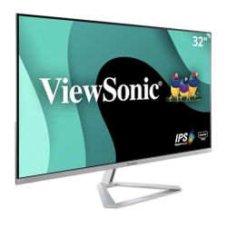 ViewSonic VX3276-MHD 32 Inch 1080p Widescreen IPS Monitor with Ultra-Thin Bezels, Screen Split Capab