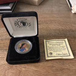 2000 Sacagawea Dollar Coin In Color