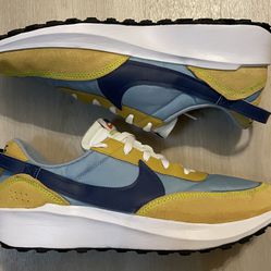  Nike Waffle One Blue Sanded Gold DH9522 400 Mens Sz 12 