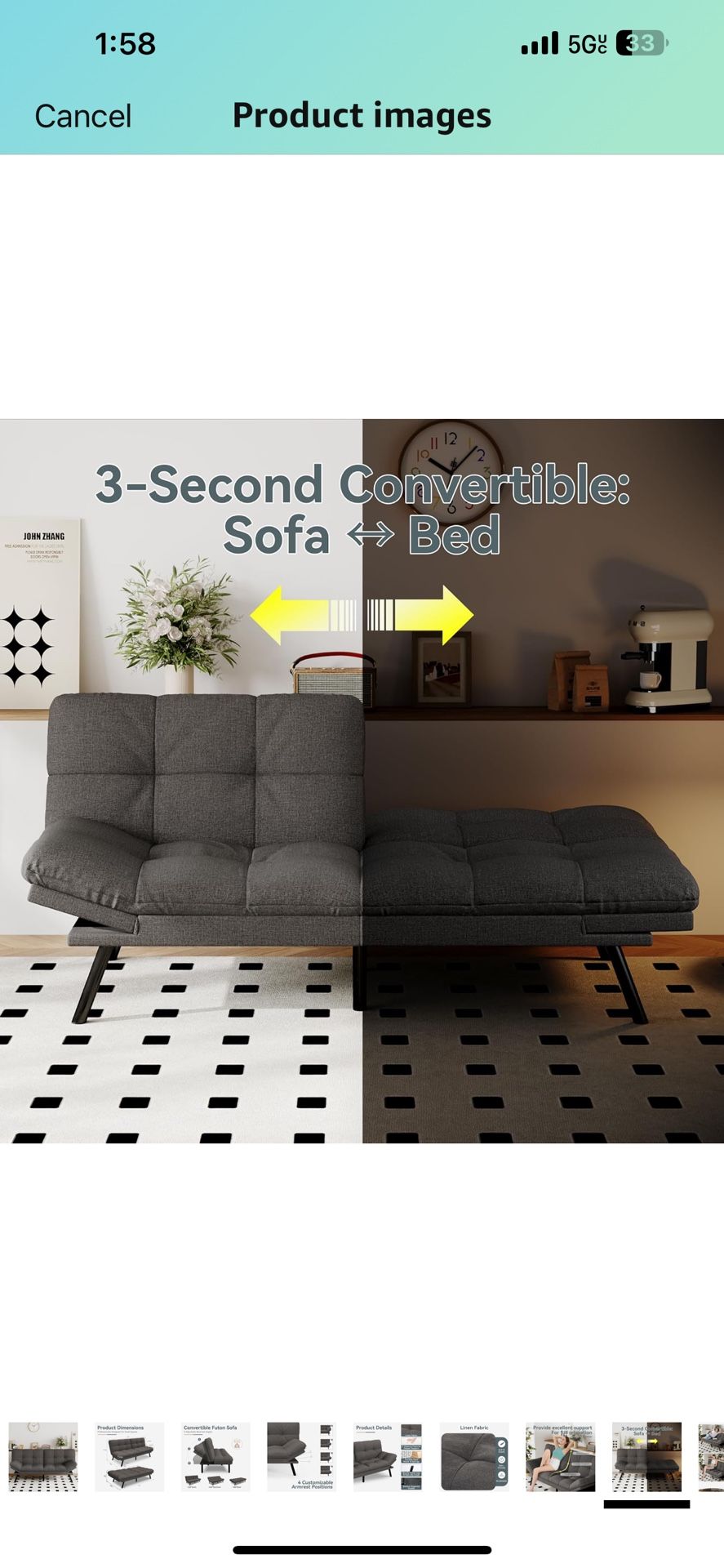 Futon sofa Bed