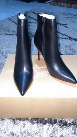 Black Leather Booties 🔥