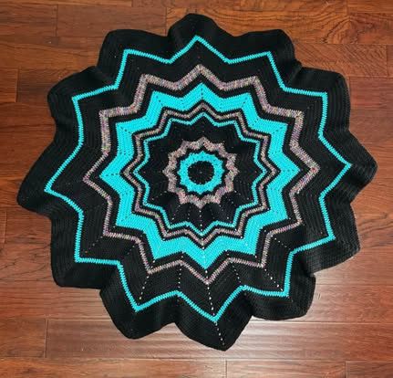 Crochet Boho Handmade Decor Table Cover 48 inch diameter Just $20 xox