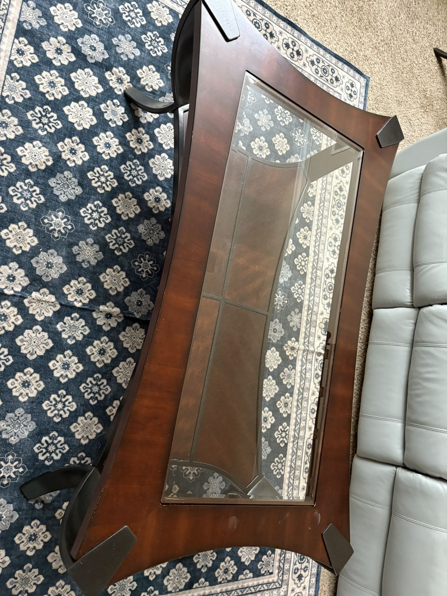 Two side tables + coffee table