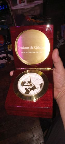 Beautiful Fliptop Jenkens&gilchrist World Collector Clock