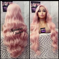 Human Hair Blended Lace Front wig 