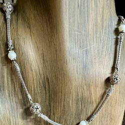 FREE SHIPPING! John Hardy 925 Silver 18k gold Jaisalmer Stationary 15” Necklace