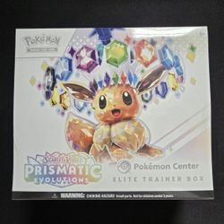 Trade Prismatic Evolutions Pokemon Center ETB 