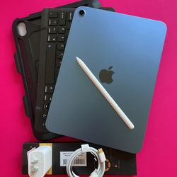 Apple iPad 11th Generation (2025 Newest / A17 chip) 512GB with Pencil,  keyboard & case 