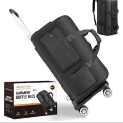 Convertible Rolling Garment Duffle Bag for Travel