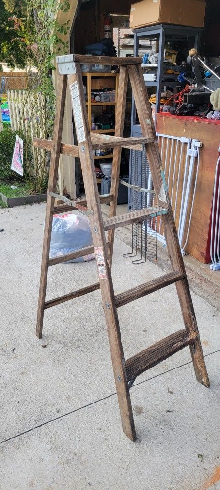 DECORATIVE Wooden Ladder