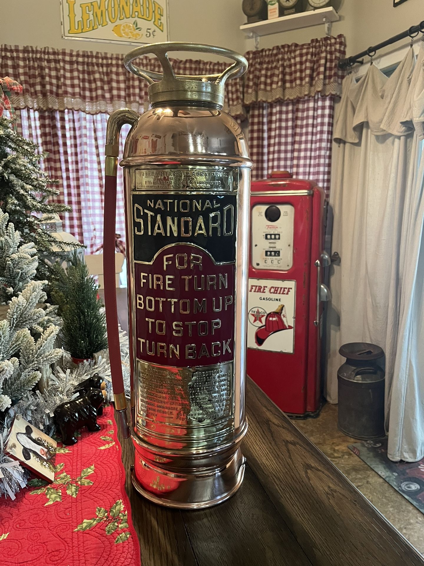 Vintage Fire Extinguisher Hoses