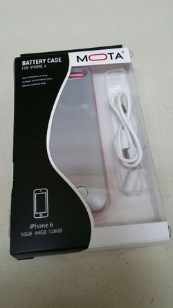 IPhone 6, Battery Case- Mota
